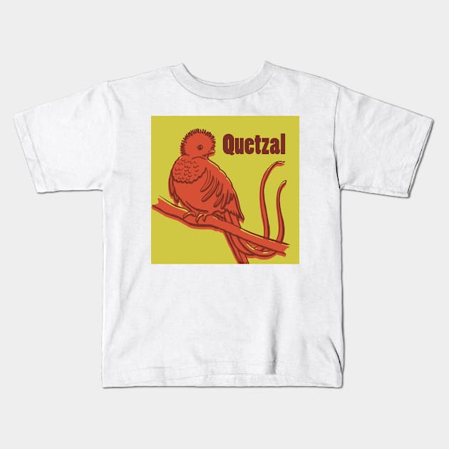 Quetzal Kids T-Shirt by dulemba